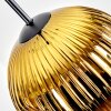 Ripoll hanging light, globe light, pendant light gold, clear, 1-light source