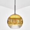 Ripoll hanging light, globe light, pendant light gold, clear, 1-light source