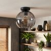 Koyoto ceiling light, globe light 20 cm Smoke-coloured, 1-light source