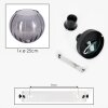Koyoto ceiling light, globe light 20 cm Smoke-coloured, 1-light source