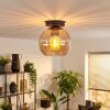 Koyoto ceiling light, globe light 20 cm Amber, 1-light source