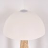 Forgek table lamp cream, stone appearance, white, 1-light source