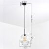 Ripoll hanging light, globe light, pendant light clear, 1-light source