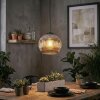 Ripoll hanging light, globe light, pendant light Smoke-coloured, 1-light source