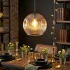 Ripoll hanging light, globe light, pendant light Amber, clear, 1-light source