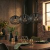 Oravi hanging light, pendant light black, 3-light sources