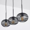 Oravi hanging light, pendant light black, 3-light sources