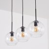 Koyoto hanging light, pendant light clear, 3-light sources
