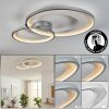 Baiyin ceiling light LED chrome, 1-light source