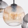 Koyoto hanging light, globe light, pendant light Amber, clear, Smoke-coloured, 3-light sources