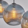 Koyoto hanging light, globe light, pendant light blue, 3-light sources