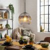 Ripoll hanging light, globe light, pendant light clear, Smoke-coloured, 1-light source