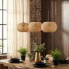 Bauro hanging light, pendant light Ecru, 3-light sources