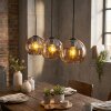 Koyoto hanging light, pendant light Amber, 3-light sources