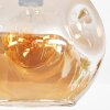 Ripoll ceiling light, globe light Amber, 1-light source