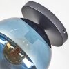 Koyoto ceiling light, globe light 25 cm blue, 1-light source