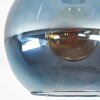 Koyoto ceiling light, globe light 25 cm blue, 1-light source