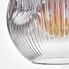 Ripoll hanging light, globe light, pendant light clear, Smoke-coloured, 1-light source