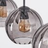 Koyoto hanging light, pendant light Smoke-coloured, 3-light sources