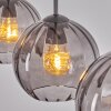 Koyoto hanging light, pendant light Smoke-coloured, 3-light sources
