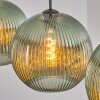 Koyoto hanging light, globe light, pendant light 30 cm green, 3-light sources