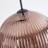 Koyoto hanging light, globe light, pendant light 30 cm coppery, 3-light sources