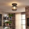Koyoto ceiling light, globe light 25 cm blue, 1-light source