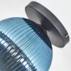 Koyoto ceiling light, globe light 25 cm blue, 1-light source