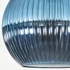 Koyoto ceiling light, globe light 25 cm blue, 1-light source