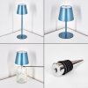 Salgadinho Outdoor table lamp, table lamp LED blue, 1-light source