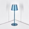 Salgadinho Outdoor table lamp, table lamp LED blue, 1-light source
