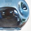 Ripoll ceiling light, globe light blue, 1-light source