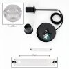 Ripoll hanging light, globe light, pendant light clear, 1-light source