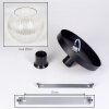 Koyoto ceiling light, globe light 25 cm clear, 1-light source