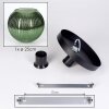 Koyoto ceiling light, globe light 25 cm green, 1-light source