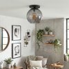 Koyoto ceiling light, globe light 30 cm Smoke-coloured, 1-light source