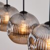 Ripoll hanging light, globe light, pendant light Smoke-coloured, 4-light sources