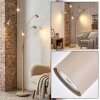 Javel floor lamp sand-coloured, 5-light sources