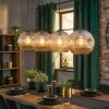 Ripoll hanging light, globe light, pendant light Amber, 4-light sources
