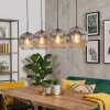 Ripoll hanging light, globe light, pendant light clear, Smoke-coloured, 4-light sources