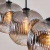 Ripoll hanging light, globe light, pendant light clear, Smoke-coloured, 4-light sources