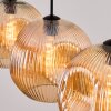 Ripoll hanging light, globe light, pendant light Amber, 3-light sources