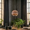 Ripoll hanging light, pendant light clear, coppery, 1-light source