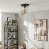 Koyoto ceiling light, globe light 30 cm clear, 1-light source