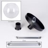 Koyoto ceiling light, globe light 30 cm clear, 1-light source