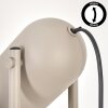 Horen floor lamp sand-coloured, 2-light sources