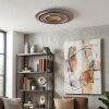 Lidor ceiling light LED gold, copper, black, 1-light source, Remote control