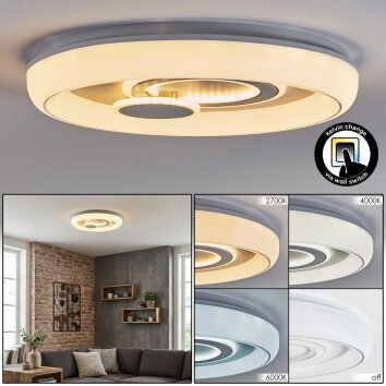 Rarel ceiling light LED white, 1-light source