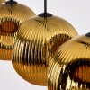Ripoll hanging light, globe light, pendant light gold, 4-light sources