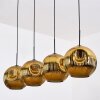 Ripoll hanging light, globe light, pendant light gold, 4-light sources